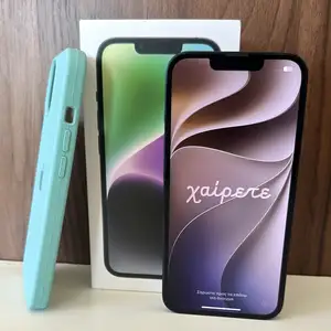 Iphone 14 | 128gb | midnight | 100 battery | box, cable & case | like new, Limassol — Erimi