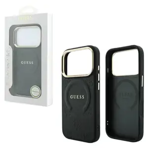 Back case magsafe guess saffiano apple iphone 17 pro / 18 pro black, Limassol — Agios Athanasios