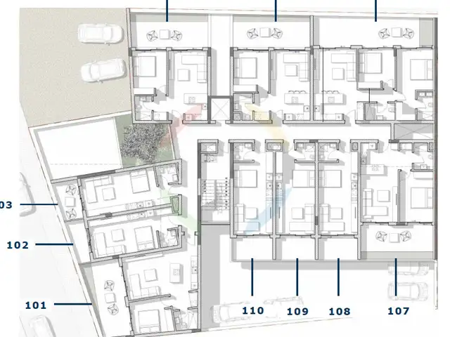 Studio penthouse for sale, Επαρχία Λεμεσού — Λεμεσός - Αγία Τριάδα