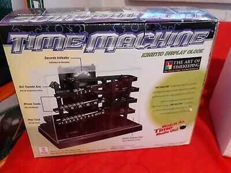 Rare time machine kinetic display clock art of timekeeping