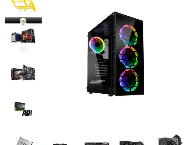 Custom gaming pc ryzen 7 5700x rtx 5060 16gb ddr4 2tb nvme, Nicosia — Lakatameia - Agia Paraskevi