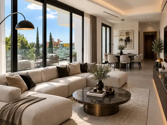  2-bedroom penthouse to rent, Επαρχία Λεμεσού — Ύψωνας