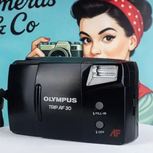 Olympus trip af 30 35mm film camera - 34mm autofocus tested, Επαρχία Λευκωσίας — Δάλι - Παναγ Ευαγγελίτρια