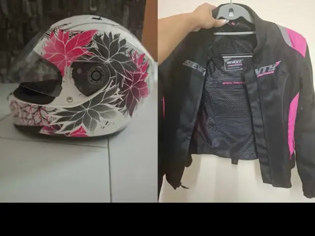 Women helmet + summer jacket, Limassol — Germasogeia Tourist Area