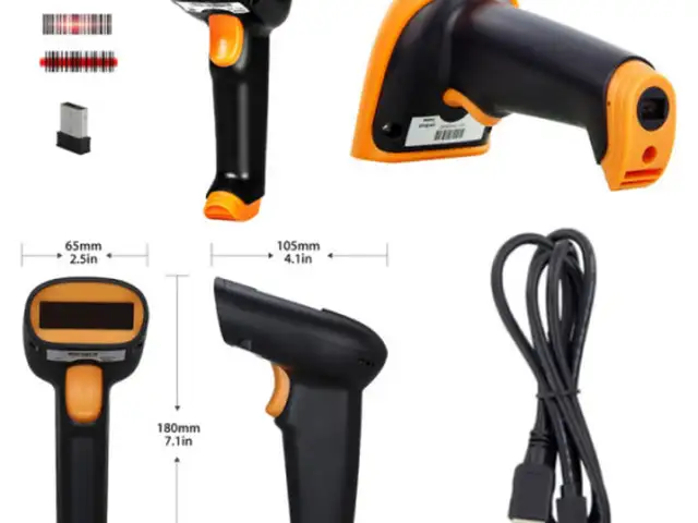Wireless barcode scanner usb red light black yellow, Επαρχία Λεμεσού — Άγιος Αθανάσιος