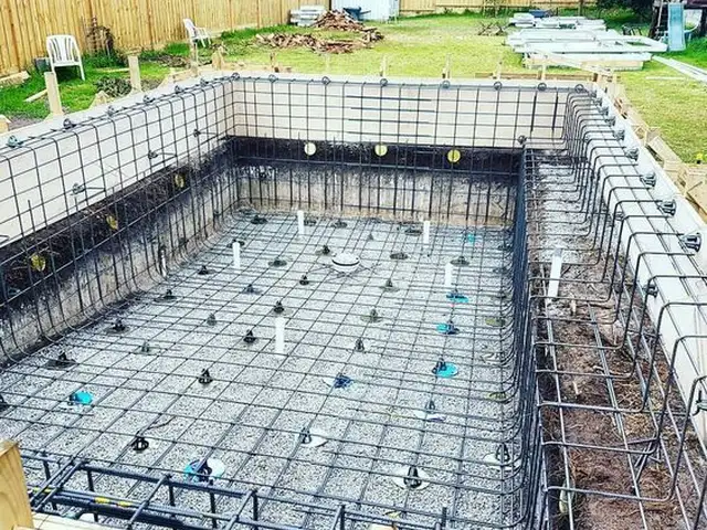 Concrete pool construction and structural shell installation in paphos, Paphos — Agia Marina Kelokedaron