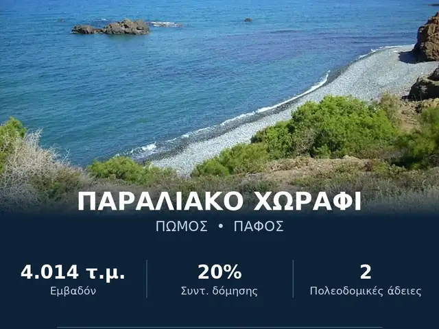 Residential Field 4014 m², Επαρχία Πάφου — Πομός