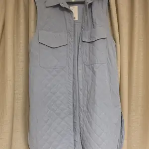 Quilted h&m long vest light blue with tags, Limassol — Limassol - Agia Zoni