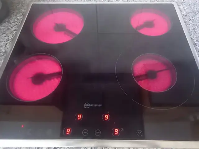 NEFF electric ceramic cooktop, barely used, almost like new, Famagusta — Paralimni