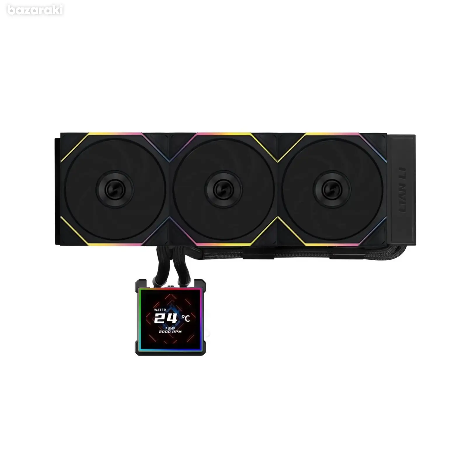 Lian li hydroshift ii lcd s 360tl black rgb aio cpu cooler 3 4 screen, Nicosia — Lakatameia - Agia Paraskevi