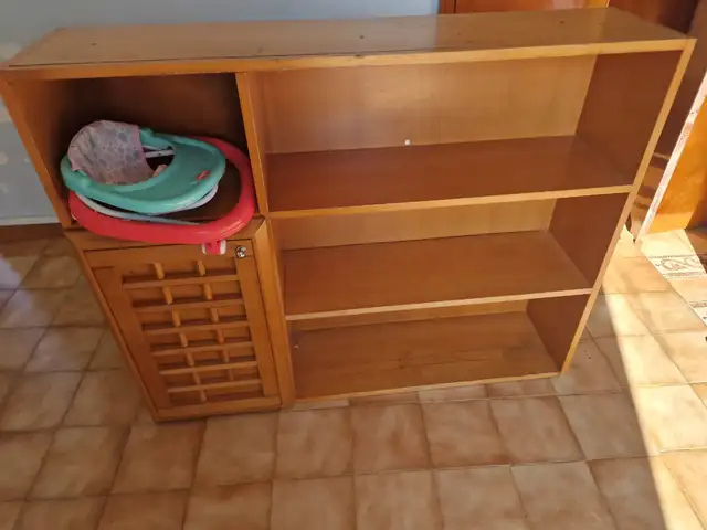 vintage solid-wood sideboard/bookcase, Paphos — Paphos - Agios Theodoros