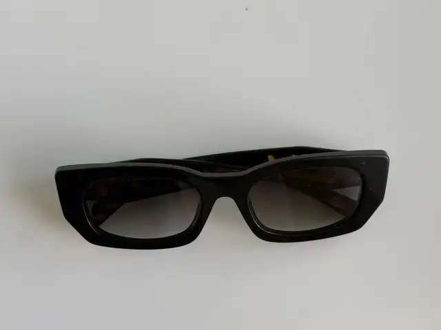Prada pr b05s sunglasses black, grey gradient lenses, original case, Paphos — Tsada