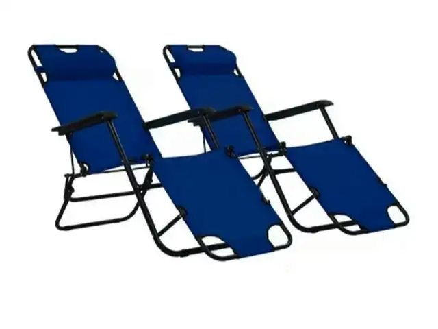 2 foldable sun loungers in excellent condition, Limassol — Agios Athanasios