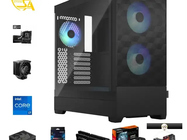 Custom gaming pc intel core i7 14700 rx 9060 xt 8gb 32gb ddr5 1tb nvme, Nicosia — Lakatameia - Agia Paraskevi