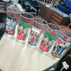 Coca cola collectable glasses, Nicosia — Agioi Omologites