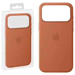 Back case silicone magsafe apple iphone 17 pro 18 pro terra cotta original, Limassol — Agios Athanasios