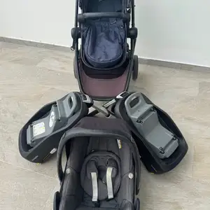 Maxi cosi pushchair/carrycot with car seat and 2 isofix car bases, Larnaca — Larnaka - Kokkines