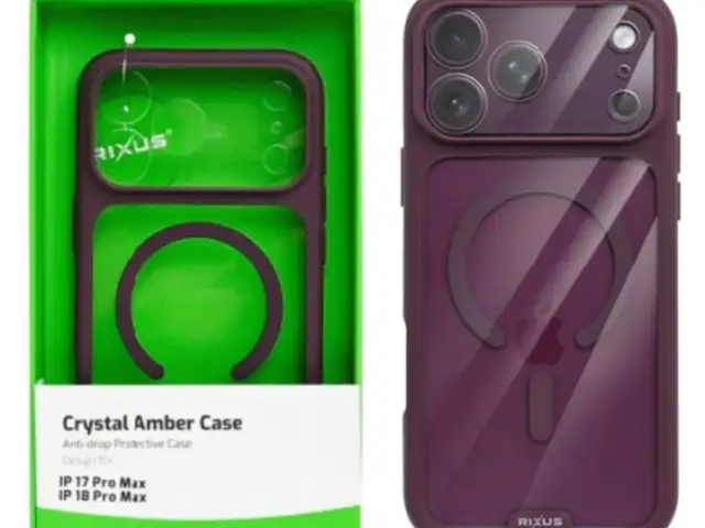 Back case rixus apple iphone 17 pro max 18 pro max clear burgundy, Επαρχία Λεμεσού — Άγιος Αθανάσιος