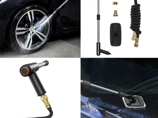 Clean guard multifunctional car wash spray nozzle baseus 15m black, Limassol — Agios Athanasios