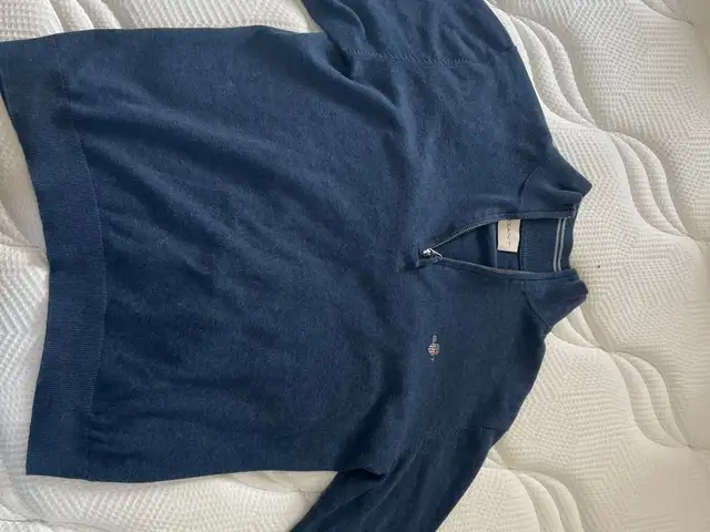 Gant half zip sweater, blue, size m, like new, Επαρχία Λεμεσού — Λεμεσός - Αγία Φύλα