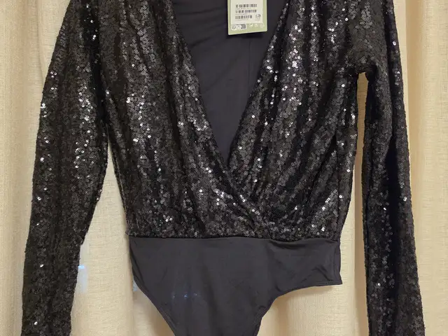 H&m sequined body black new with tags, Limassol — Limassol - Agia Zoni