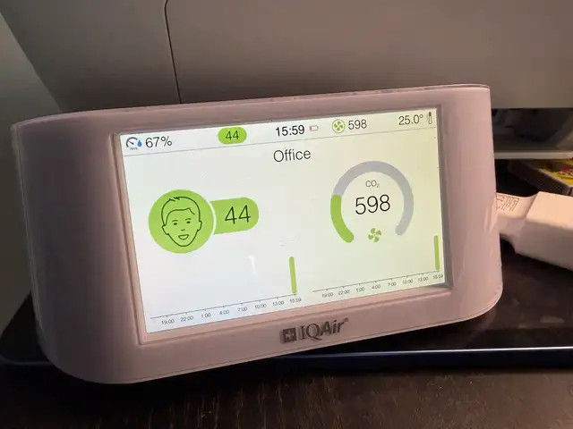 Iqair airvisual pro air quality monitor, pm2.5 and co2, Επαρχία Πάφου — Πάφος - Κάτω Πάφος
