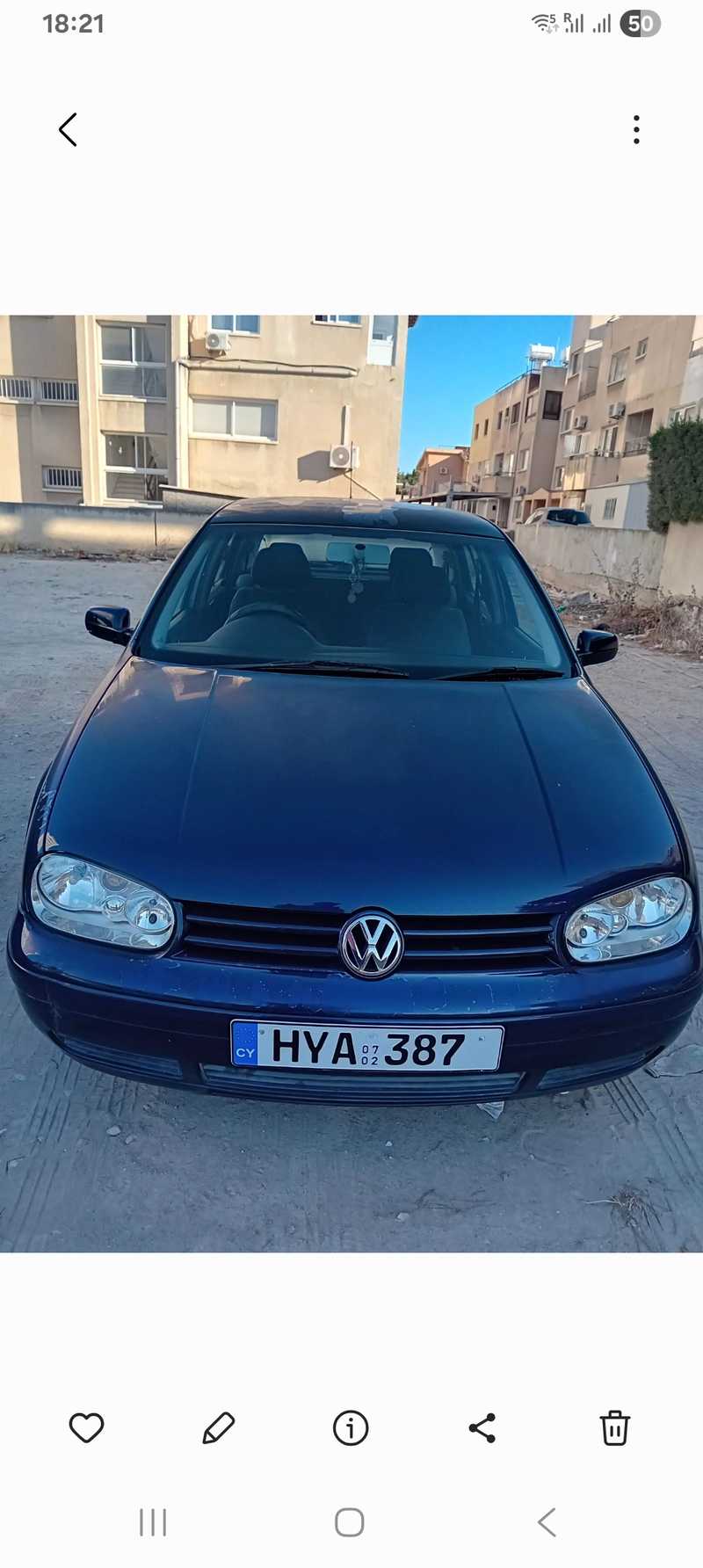Volkswagen Golf 1,4L 2002