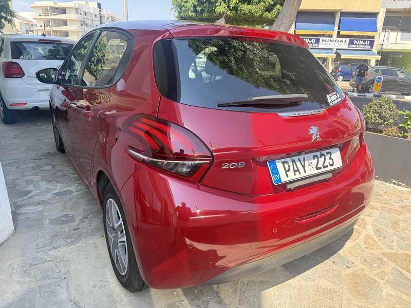 2017 Peugeot 208 1,2L 2017 Cyprus