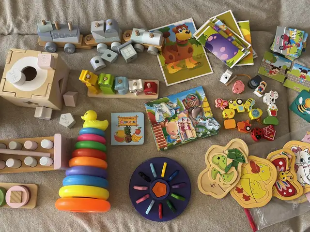 Large bundle of educational / baby toys mostly wooden, Επαρχία Λεμεσού — Λεμεσός - Μέσα Γειτονιά