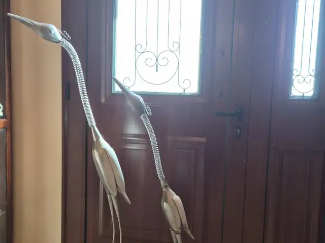 σετ δύο επιδαπέδιων μεταλλικών σετ μεταλλικά διακοσμητικά πουλιά, Limassol — Agios Athanasios