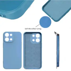 Back case silicone xiaomi poco m6 pro 4g blue, Limassol — Agios Athanasios