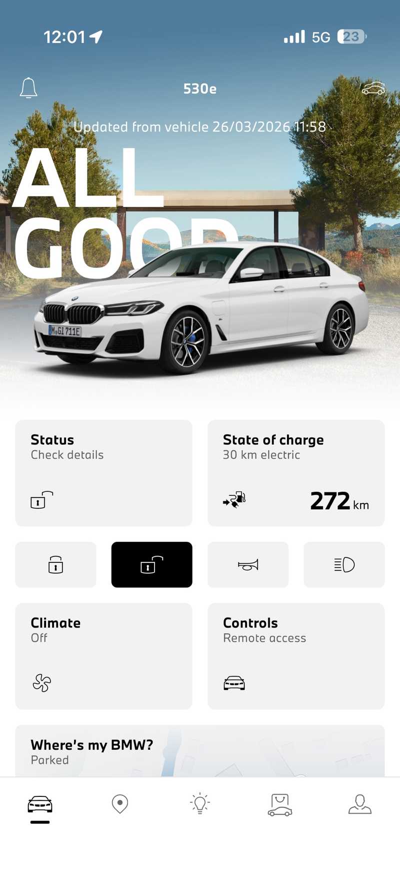 2020 BMW 5-Series 2,0L 2020 Cyprus