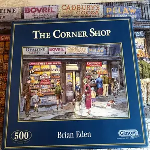 Retro the corner shop by brian eden 500 pieces jigsaw puzzle from gibsons-comple, Επαρχία Πάφου — Paphos - Άγιος Θεόδωρος