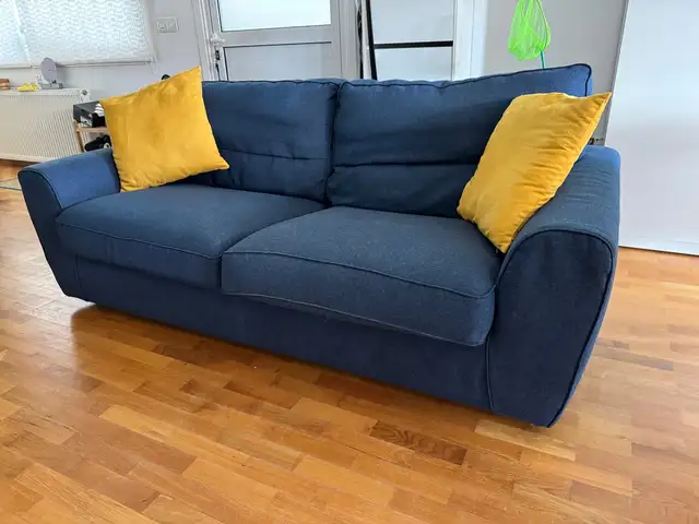 Sofa poltrone sofa very good condition, removable covers, Nicosia — Aglantzia