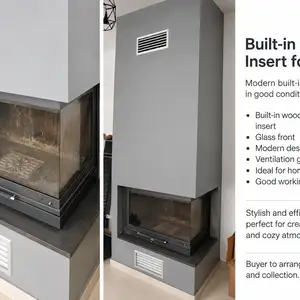 Modern built-in fireplace in good condition., Επαρχία Λεμεσού — Άγιος Τύχων