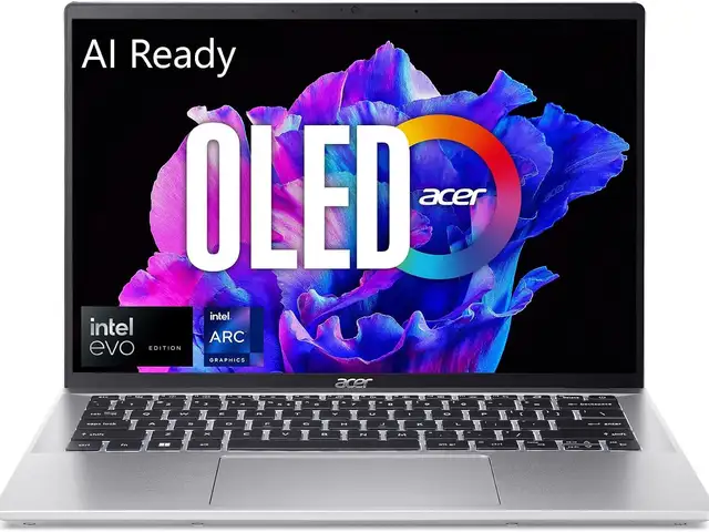 Acer swift go 14 oled ultra-thin laptop | sfg14-72 | silver, Paphos — Pegeia
