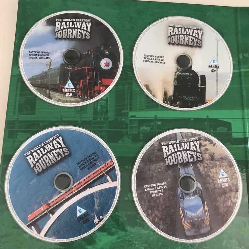 Railway journeys/ eastern europe,africa&asia 8-disc box dvd set